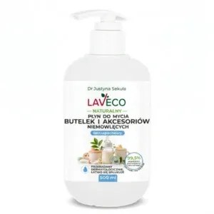 Laveco Naturalny Płyn do Mycia Butelek i Akcesoriów Niemowlęcych 500 ml NaszeNaturalne