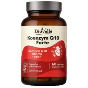 Koenzym Q10 Forte 100 mg + Selen na Energię i Odporność 60 kaps. Biovelle  NaszeNaturalne Biovelle-Koenzym-Q10-Forte-Selen-60-kap