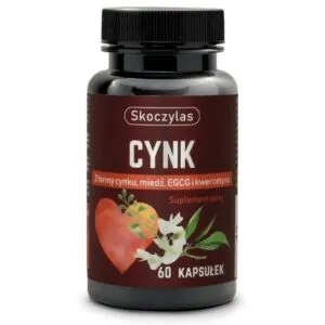 Cynk 3 Formy Miedź EGCG Kwercetyna 60 Kapsułek Skoczylas NaszeNaturalne Cynk Formy Miedz Egcg Kwercetyna Kapsulek Skoczylas