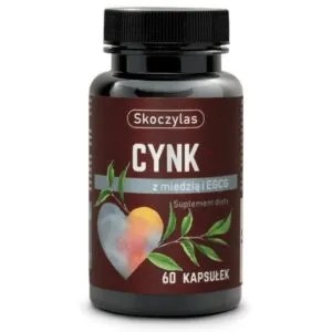 Cynk z Miedzią i Ekstraktem z Zielonej Herbaty 60 Kapsułek Skoczylas NaszeNaturalne Cynk Z Miedzia I Ekstraktem Z Zielonej Herbaty Kapsulek Skoczylas