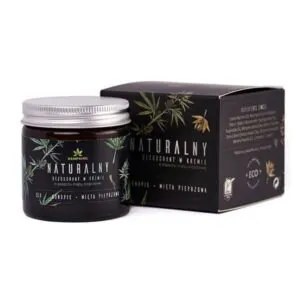 Dezodorant Konopny w Kremie o Zapachu Mięty Pieprzowej 65g Hempking NaszeNaturalne Dezodorant Konopny W Kremie O Zapachu Miety Pieprzowej G Hempking