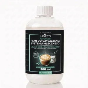 Naturalny Płyn do Czyszczenia Systemu Mlecznego w Ekspresie 500 ml Laveco NaszeNaturalne