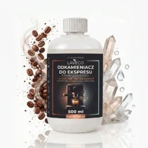 Naturalny Odkamieniacz do Ekspresu do Kawy na Kwasie Mlekowym 500 ml Laveco NaszeNaturalne łagodny dla elementów ekspresu
