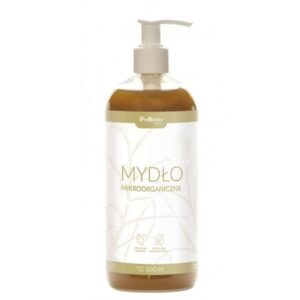 Mydło Mikroorganiczne 500ml Probiotics Polska mydło Probiotics,mydło do ciała i włosów,ProBio Emy,mydło mikroorganiczne,zel do mycia twarzy z probiotykami,żel do mycia z probiotykiem,szampon mikroorganiczny,mikroorganiczny żel,mikroorganiczny płyn,mikroorganiczne mydło,mydło mikroorganiczne w płynie,mydło mikroorganiczne do włosów NaszeNaturalne mydlo-mikroorganiczne-bez-sls-vegan