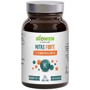 Potas Forte - Cytrynian Potasu 1100mg 100 Kapsułek BIOWEN NaszeNaturalne Potas Forte Biowen