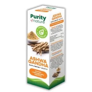 Ashwagandha Forte 14:1 Ekstrakt 10% Witanolidów w Kroplach 30 ml Purity of Nature NaszeNaturalne