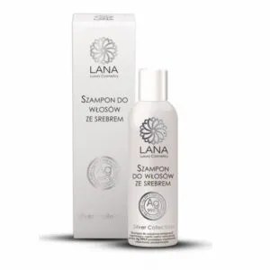Szampon Do Włosów Ze Srebrem 200ml Lana Luxury Cosmetics NaszeNaturalne Szampon Do Wlosow Ze Srebrem